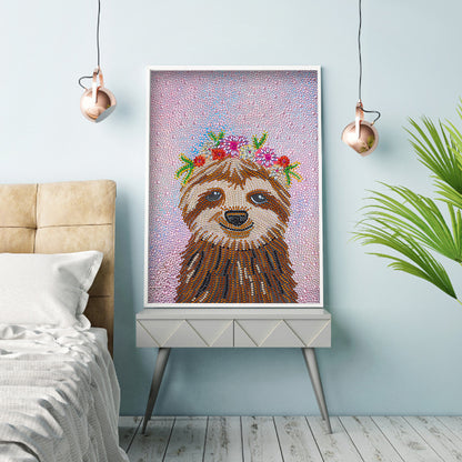 Sloth - Special Shaped Drill Diamond Painting 30*40CM