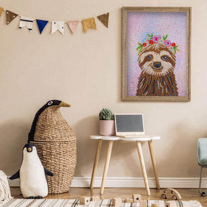 Sloth - Special Shaped Drill Diamond Painting 30*40CM