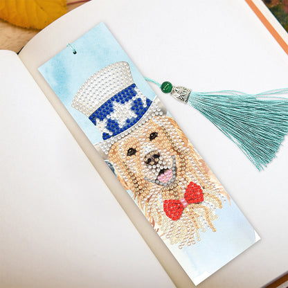 2pcs Diamond Painting Bookmark DIY Special Shaped Drill Animal Tassel Craft