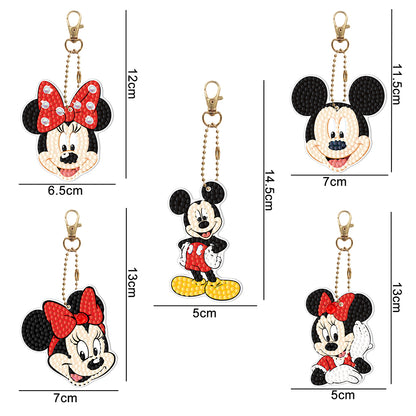 DIY Full Special-shaped Diamond Painting Keychain Cartoon Animal Keyring