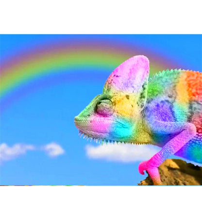 Colorful Animal - Full Round Drill Diamond Painting 40*30CM