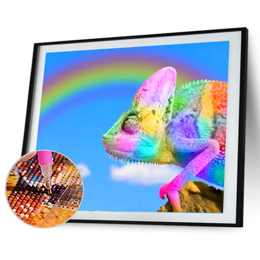 Colorful Animal - Full Round Drill Diamond Painting 40*30CM