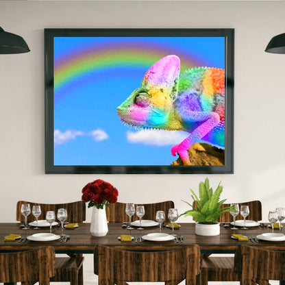 Colorful Animal - Full Round Drill Diamond Painting 40*30CM