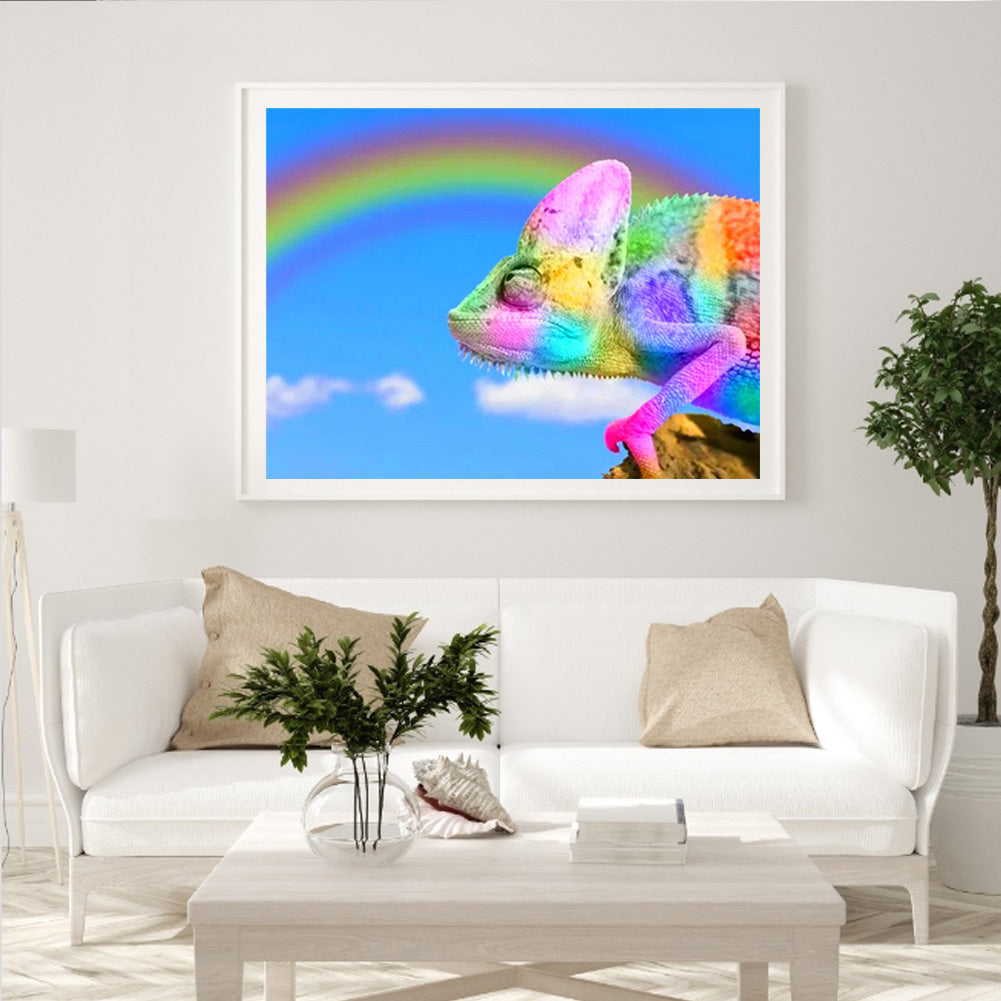 Colorful Animal - Full Round Drill Diamond Painting 40*30CM