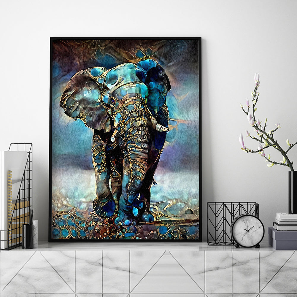 Elehpant - Full Round Drill Diamond Painting 30*40CM