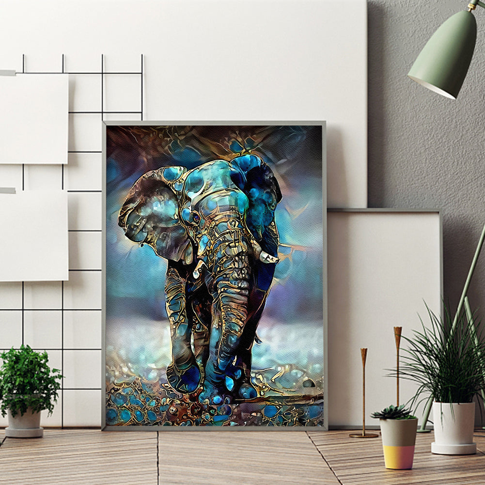 Elehpant - Full Round Drill Diamond Painting 30*40CM