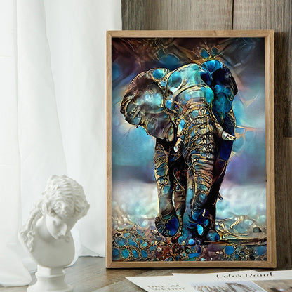 Elehpant - Full Round Drill Diamond Painting 30*40CM