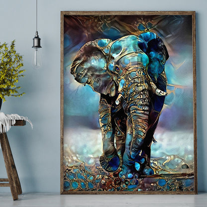 Elehpant - Full Round Drill Diamond Painting 30*40CM