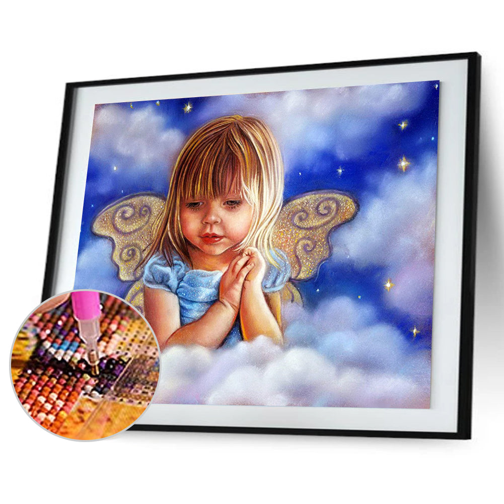 Baby Angel - Full Round Drill Diamond Painting 40*30CM