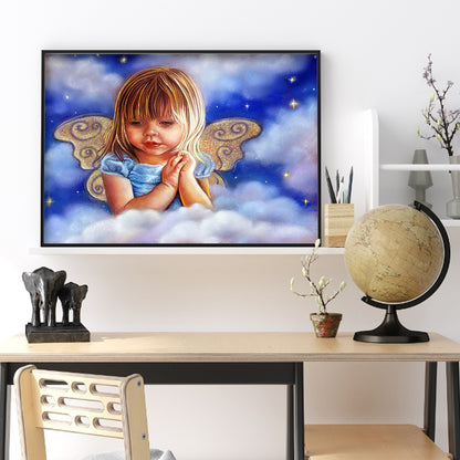 Baby Angel - Full Round Drill Diamond Painting 40*30CM