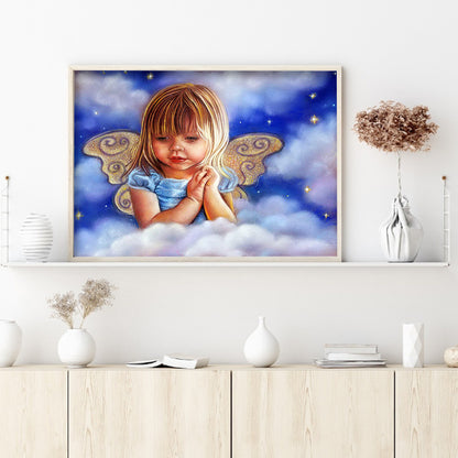 Baby Angel - Full Round Drill Diamond Painting 40*30CM