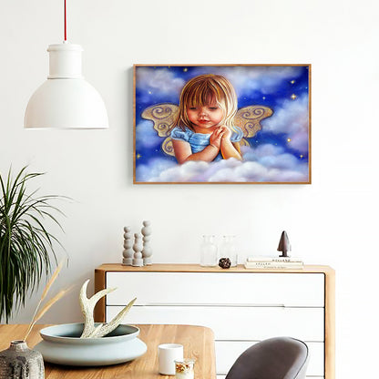 Baby Angel - Full Round Drill Diamond Painting 40*30CM