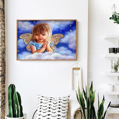 Baby Angel - Full Round Drill Diamond Painting 40*30CM