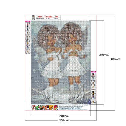 Cartoon Doll - Full Square Drill Diamond Painting 30*40CM