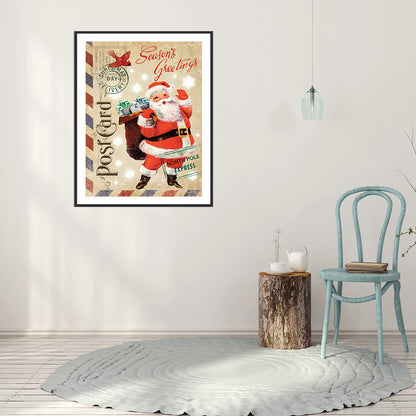 Santa Claus - Full Round Drill Diamond Painting 30*40CM