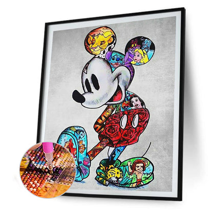 Cartoon Mouse - Full Round Drill Diamond Painting 30*40CM