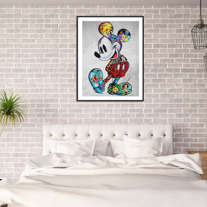 Cartoon Mouse - Full Round Drill Diamond Painting 30*40CM