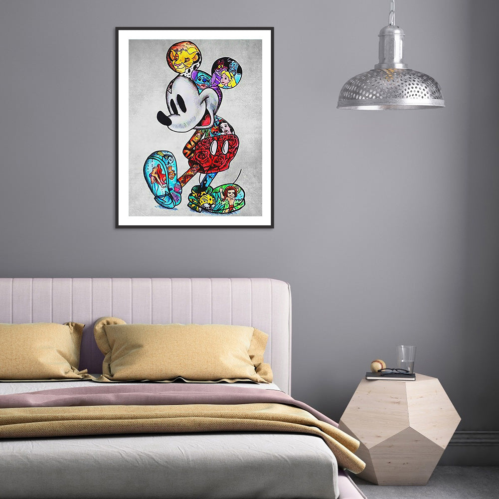 Cartoon Mouse - Full Round Drill Diamond Painting 30*40CM