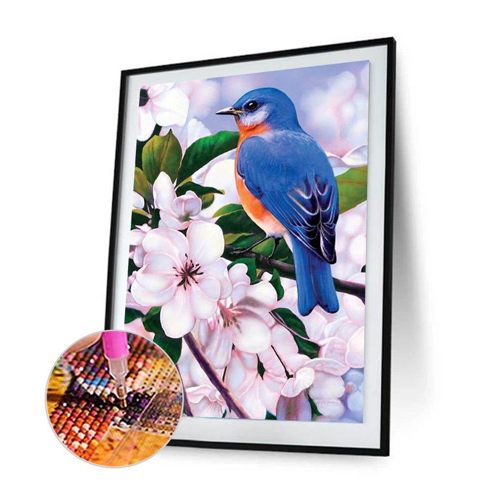 Flower Bird - Full Round Drill Diamond Painting 30*40CM