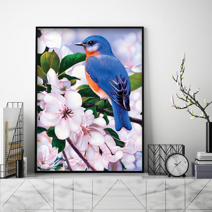 Flower Bird - Full Round Drill Diamond Painting 30*40CM