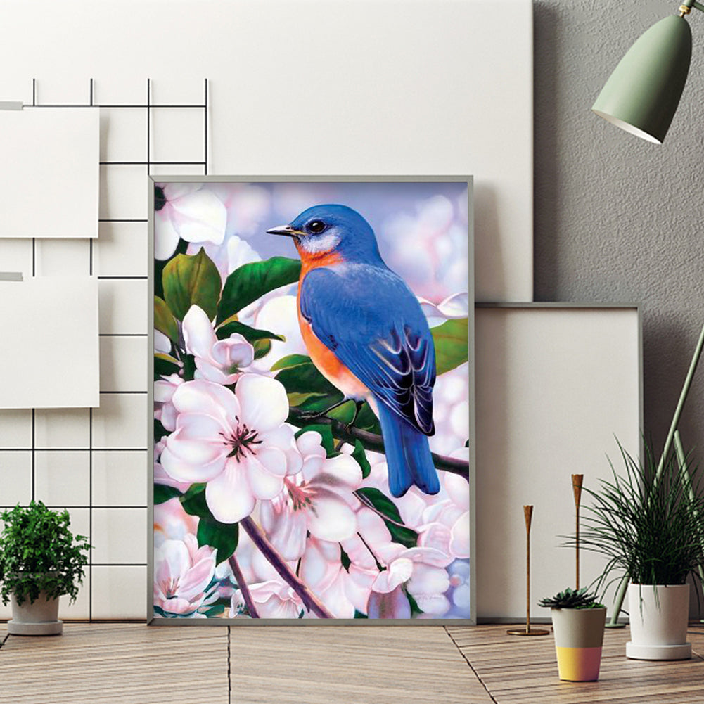 Flower Bird - Full Round Drill Diamond Painting 30*40CM