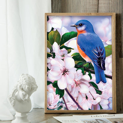 Flower Bird - Full Round Drill Diamond Painting 30*40CM