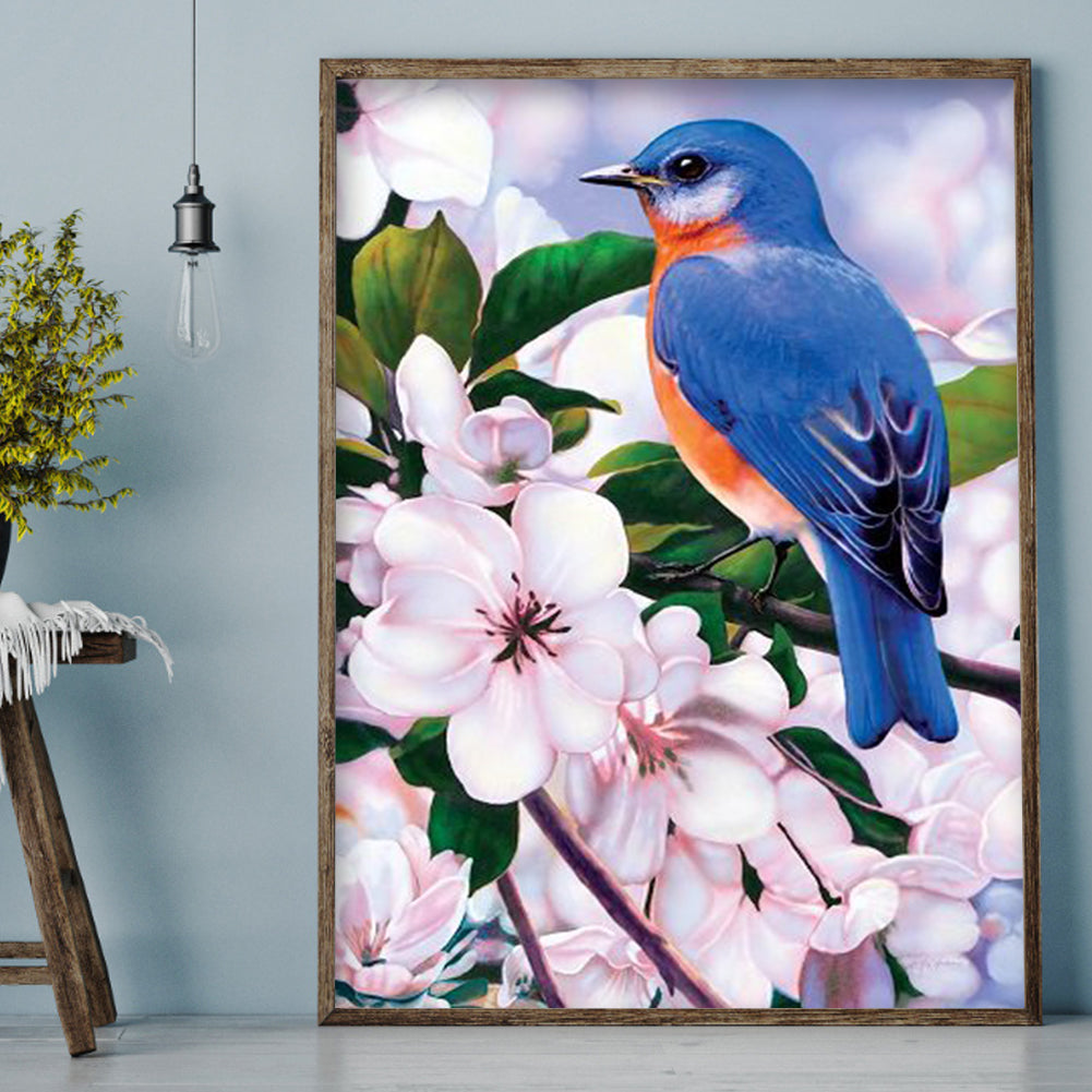 Flower Bird - Full Round Drill Diamond Painting 30*40CM