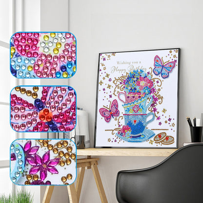 Plant Animal - Special Shaped Drill Diamond Painting 30*30CM