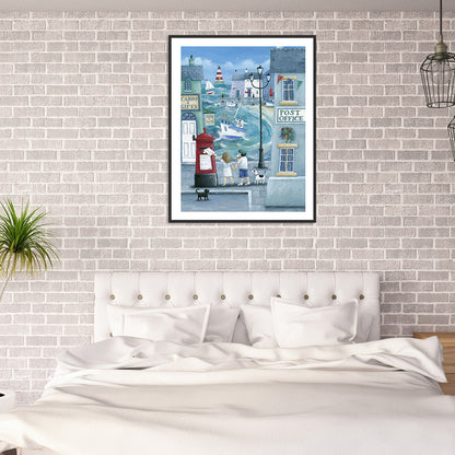 Childhood Seascape - Full Round Drill Diamond Painting 30*40CM