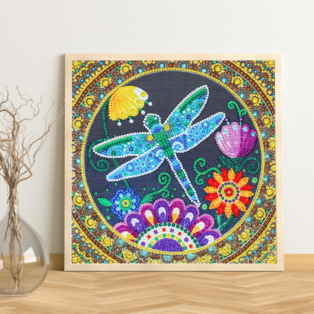 Dragonfly - Special Shaped Drill Diamond Painting 30*30CM