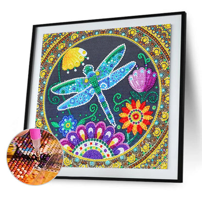 Dragonfly - Special Shaped Drill Diamond Painting 30*30CM