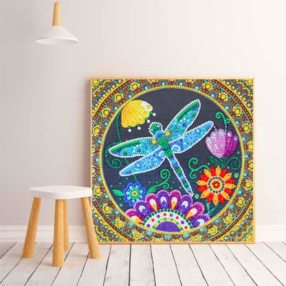 Dragonfly - Special Shaped Drill Diamond Painting 30*30CM