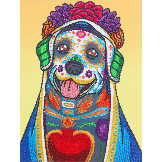 Skeleton Dog - Special Shaped Drill Diamond Painting 30*40CM