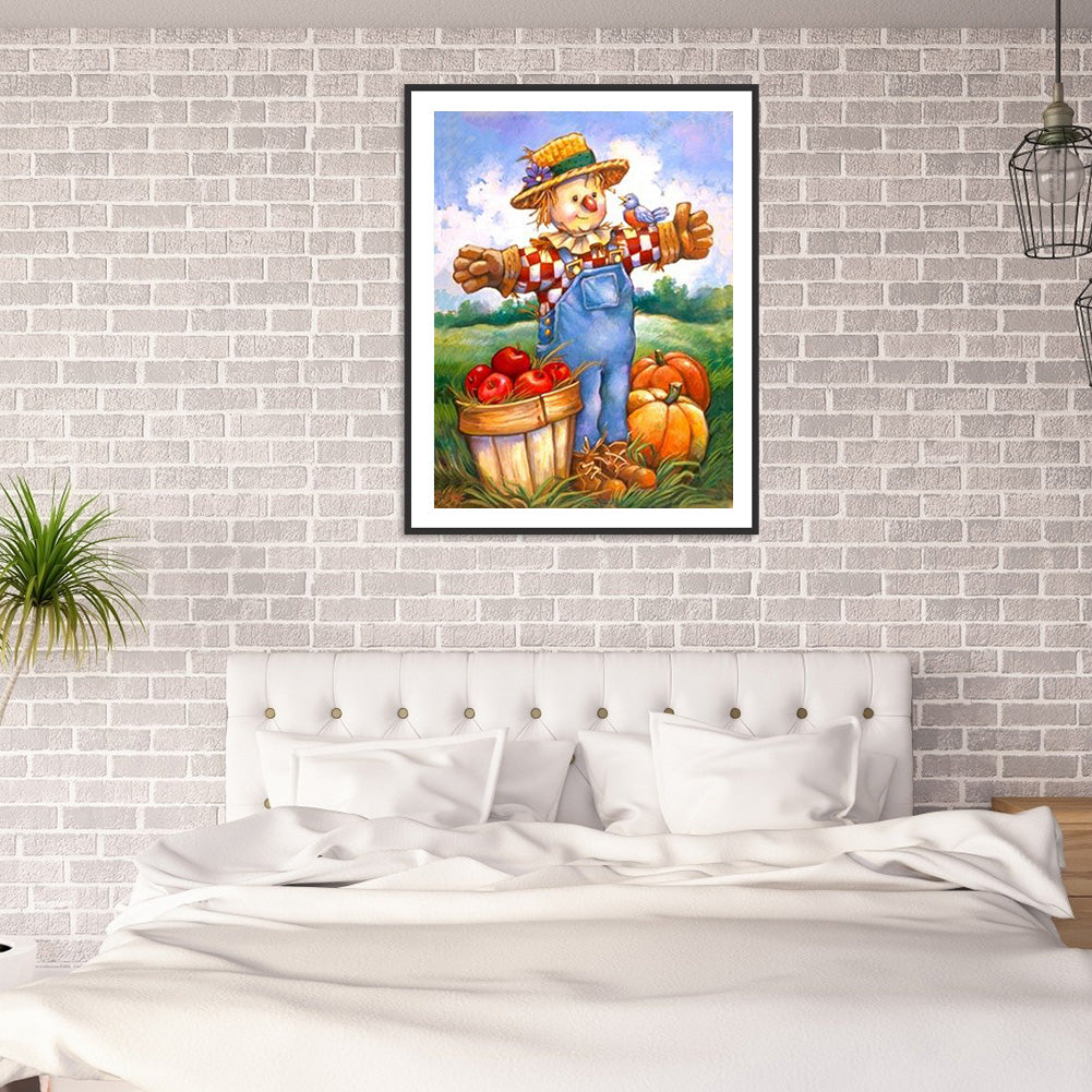 Pumpkin - Full Round Drill Diamond Painting 30*40CM