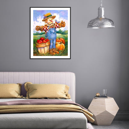 Pumpkin - Full Round Drill Diamond Painting 30*40CM