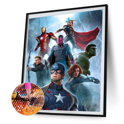 Avenger - Full Round Drill Diamond Painting 30*40CM