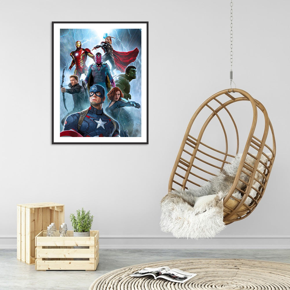 Avenger - Full Round Drill Diamond Painting 30*40CM