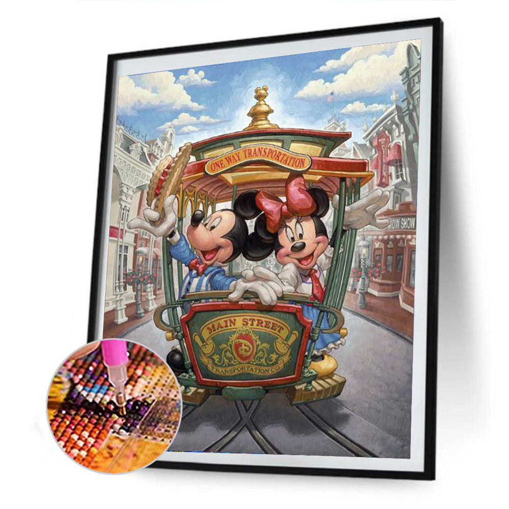 Cartoon Mouse - Full Round Drill Diamond Painting 30*40CM