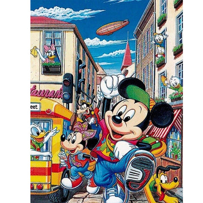 Cartoon Mouse - Full Round Drill Diamond Painting 30*40CM