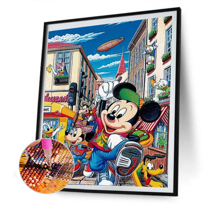 Cartoon Mouse - Full Round Drill Diamond Painting 30*40CM