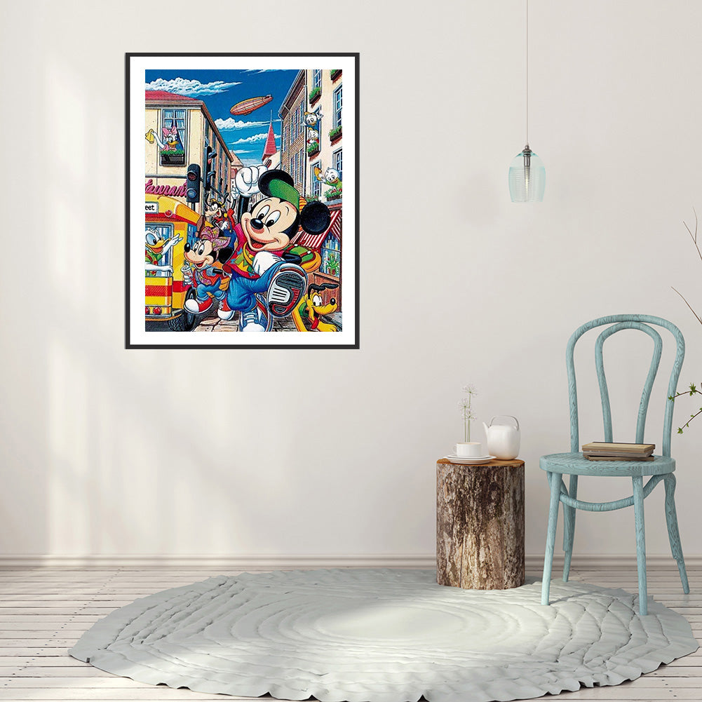 Cartoon Mouse - Full Round Drill Diamond Painting 30*40CM