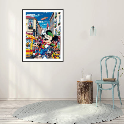 Cartoon Mouse - Full Round Drill Diamond Painting 30*40CM