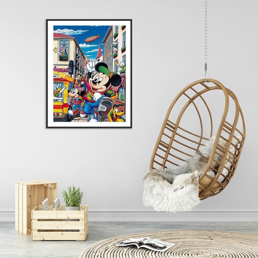 Cartoon Mouse - Full Round Drill Diamond Painting 30*40CM