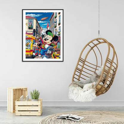 Cartoon Mouse - Full Round Drill Diamond Painting 30*40CM