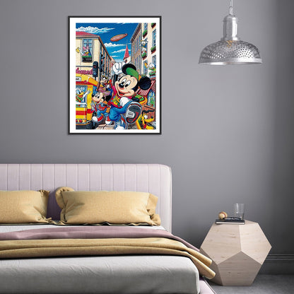 Cartoon Mouse - Full Round Drill Diamond Painting 30*40CM