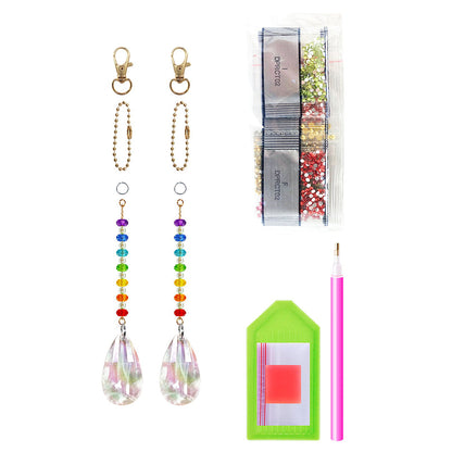 DIY Special Shaped Crystal Drill Diamond Painting Kit Hanging Pendant Craft