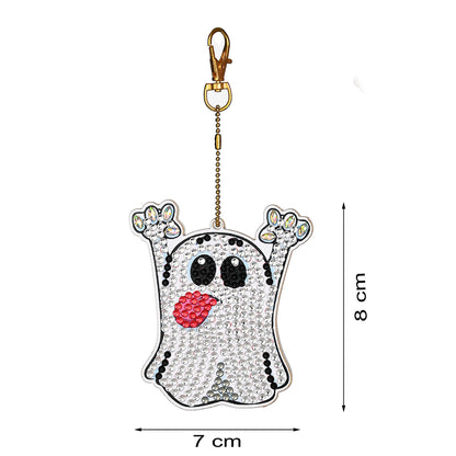 DIY Full Special-shaped Drill Diamond Painting Keychain Jewelry Bag Pendant