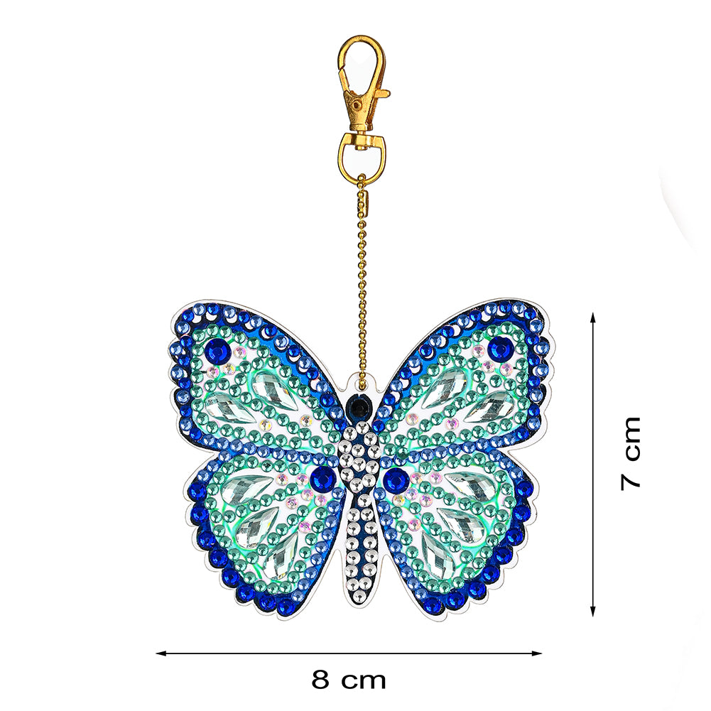 DIY Full Special-shaped Drill Diamond Painting Keychain Jewelry Bag Pendant