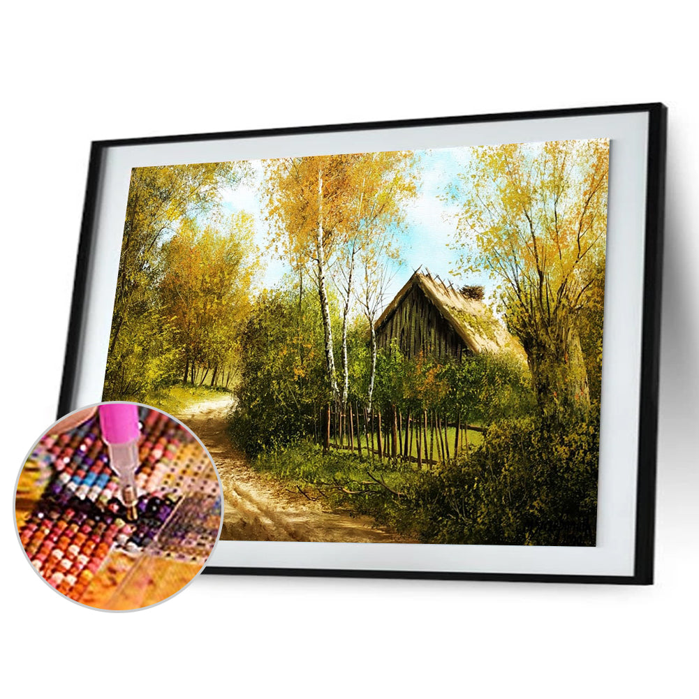 Landscape - Full Round Drill Diamond Painting 60*40CM