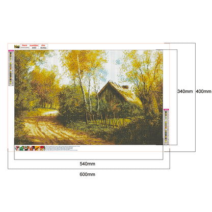 Landscape - Full Round Drill Diamond Painting 60*40CM